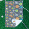 Space Explorer Waffle Weave Golf Towel - In Context