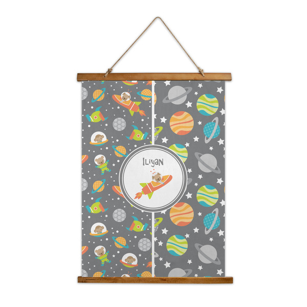 Custom Space Explorer Wall Hanging Tapestry - Tall (Personalized)