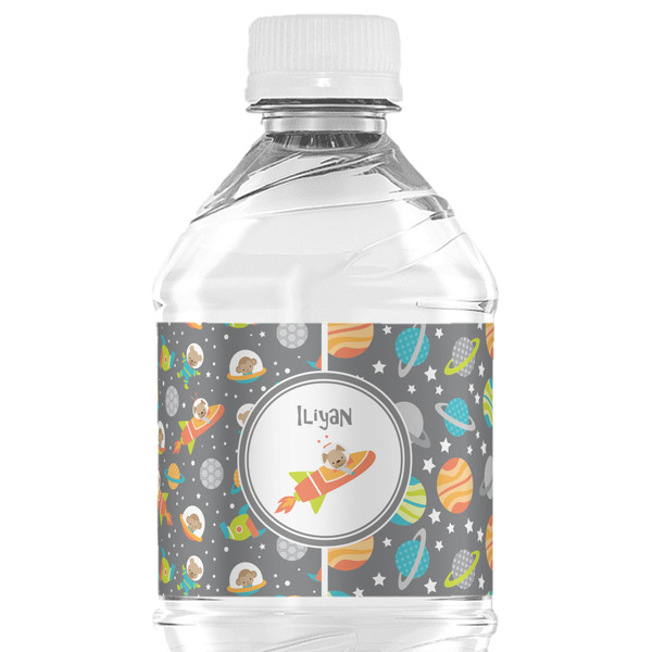 Custom Space Explorer Water Bottle Labels - Custom Sized (Personalized)