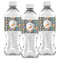 Space Explorer Water Bottle Labels - Front View