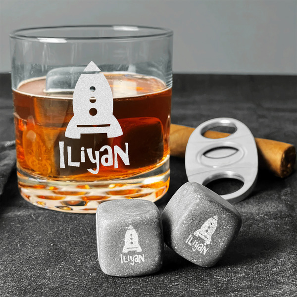 Space Explorer Whiskey Stones - Set of 9 - In Context