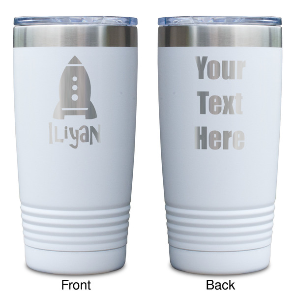 Space Explorer White Polar Camel Tumbler - 20oz - Double Sided - Approval