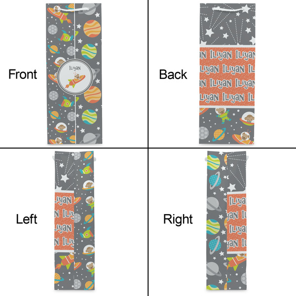 Space Explorer Wine Gift Bag - Matte - Approval