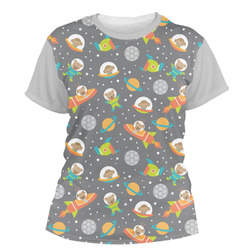 Space Explorer Women's Crew T-Shirt (Personalized)