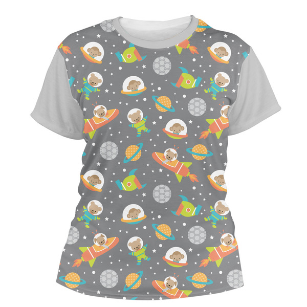 Custom Space Explorer Women's Crew T-Shirt - Small