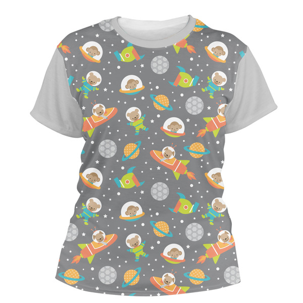 Custom Space Explorer Women's Crew T-Shirt - X Large