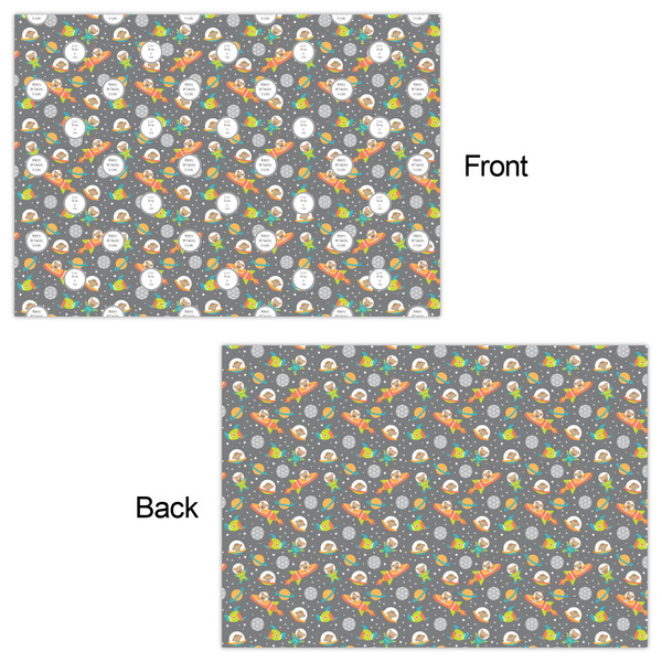 Space Explorer Wrapping Paper Sheet - Double Sided - Front & Back