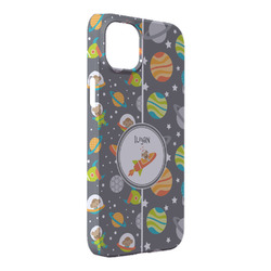 Space Explorer iPhone Case - Plastic - iPhone 14 Plus (Personalized)