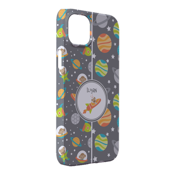 Custom Space Explorer iPhone Case - Plastic - iPhone 14 Plus (Personalized)