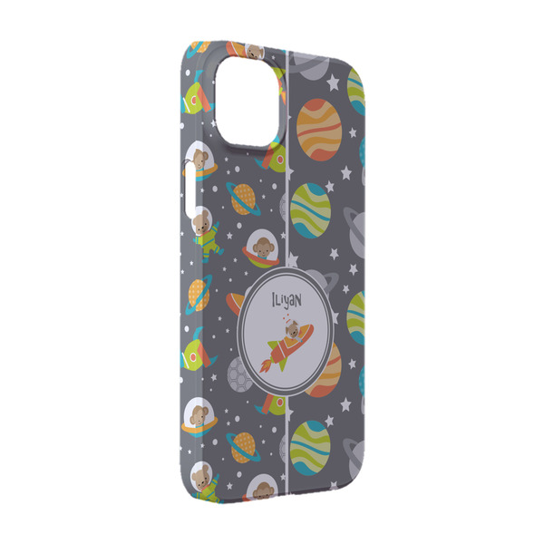 Custom Space Explorer iPhone Case - Plastic - iPhone 14 Pro (Personalized)