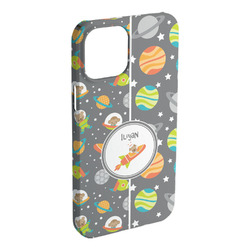 Space Explorer iPhone Case - Plastic - iPhone 15 Plus (Personalized)