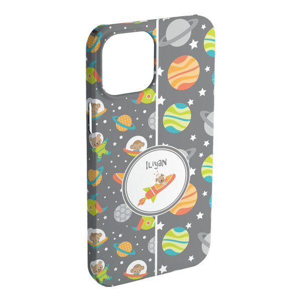Custom Space Explorer iPhone Case - Plastic - iPhone 15 Plus (Personalized)