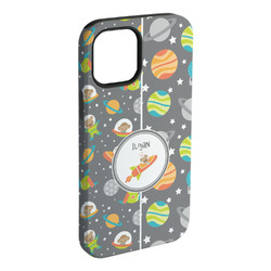 Space Explorer iPhone Case - Rubber Lined - iPhone 15 Plus (Personalized)