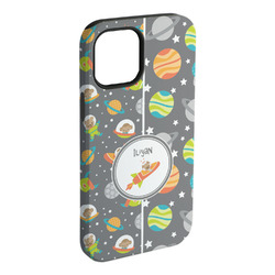 Space Explorer iPhone Case - Rubber Lined - iPhone 15 Pro Max (Personalized)