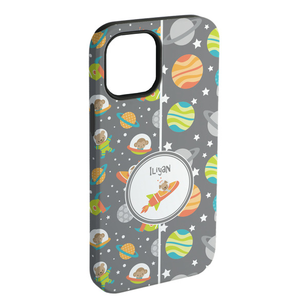 Custom Space Explorer iPhone Case - Rubber Lined (Personalized)