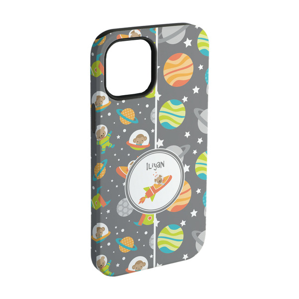Custom Space Explorer iPhone Case - Rubber Lined - iPhone 15 Pro (Personalized)