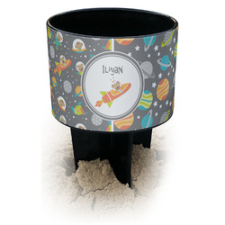 Space Explorer Black Beach Spiker Drink Holder (Personalized)