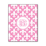 Fleur De Lis Wood Print - 11x14 (Personalized)