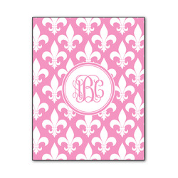 Fleur De Lis Wood Print - 11x14 (Personalized)