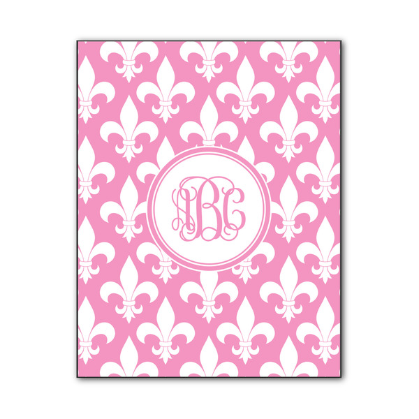 Custom Fleur De Lis Wood Print - 11x14 (Personalized)
