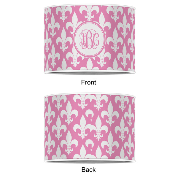 Fleur De Lis 12" Drum Lampshade - APPROVAL (Poly Film)