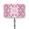 Fleur De Lis 12" Drum Lamp Shade - Poly-film (Personalized)