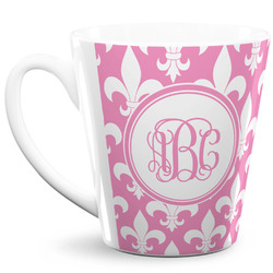 Fleur De Lis 12 Oz Latte Mug (Personalized)