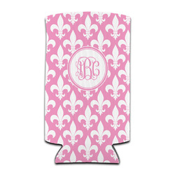 Fleur De Lis Can Cooler (tall 12 oz) (Personalized)