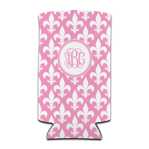 Custom Fleur De Lis Can Cooler (tall 12 oz) (Personalized)