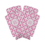 Fleur De Lis Can Cooler (tall 12 oz) - Set of 4 (Personalized)