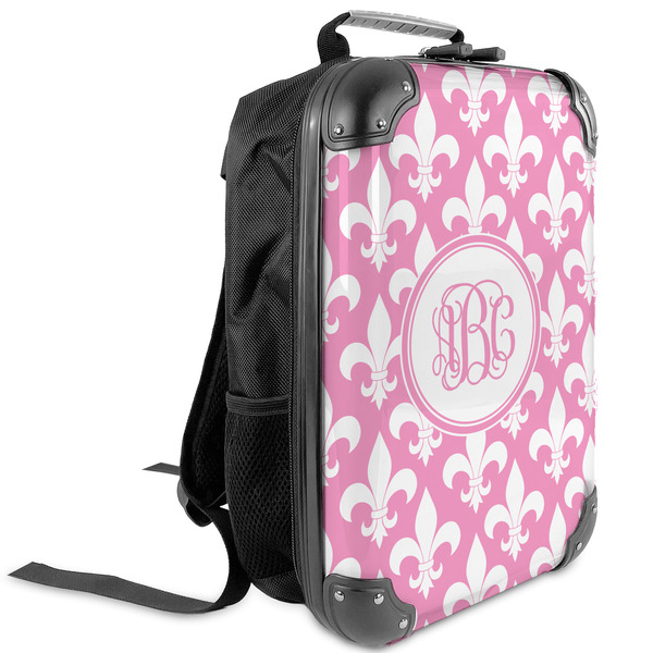 Custom Fleur De Lis Kids Hard Shell Backpack (Personalized)