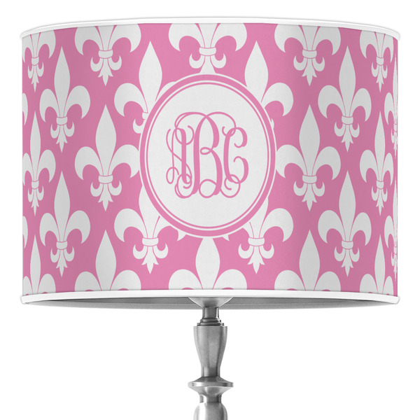 Custom Fleur De Lis Drum Lamp Shade (Personalized)
