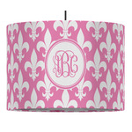 Fleur De Lis Drum Pendant Lamp (Personalized)