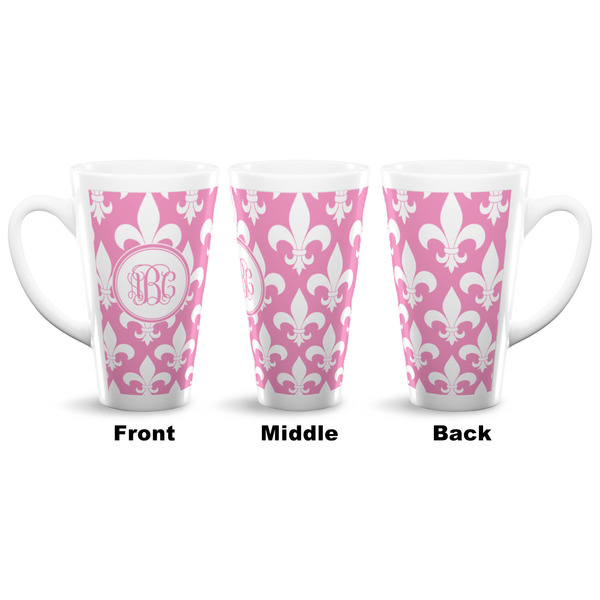 Fleur De Lis 16 Oz Latte Mug - Approval