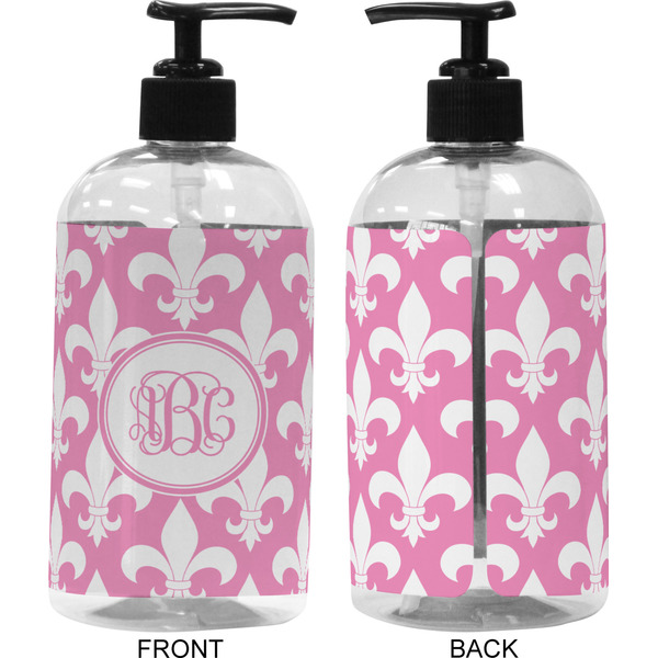 Fleur De Lis 16 oz Plastic Liquid Dispenser (Approval)