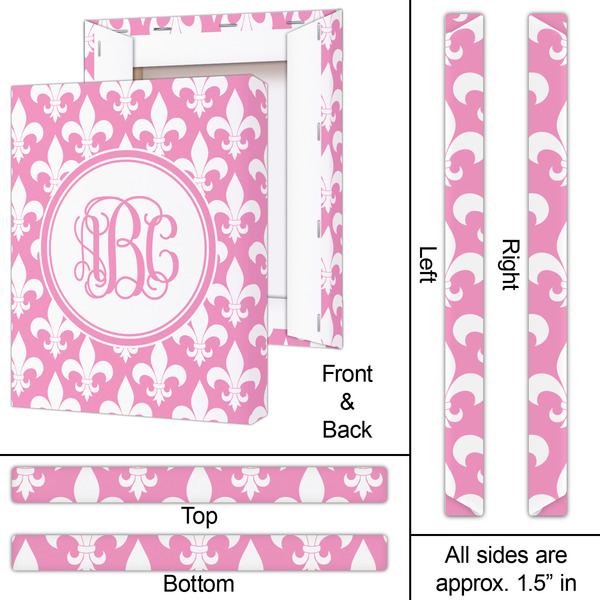 Fleur De Lis 16x20 - Canvas Print - Approval