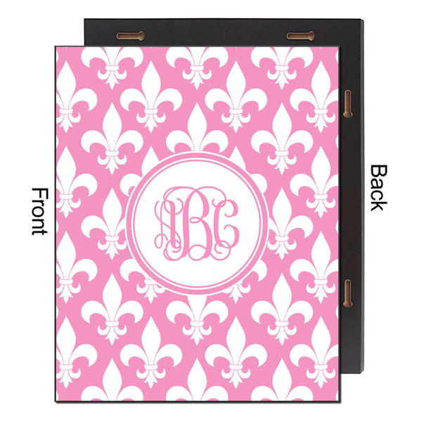 Fleur De Lis 16x20 Wood Print - Front & Back View