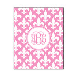 Fleur De Lis Wood Print - 16x20 (Personalized)