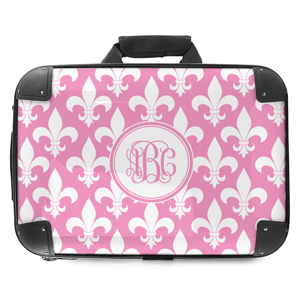 Custom Fleur De Lis Hard Shell Briefcase - 18" (Personalized)