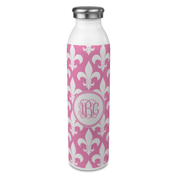 Custom Fleur De Lis 20oz Stainless Steel Water Bottle - Full Print (Personalized)