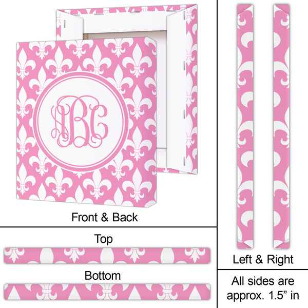 Fleur De Lis 20x24 - Canvas Print - Approval