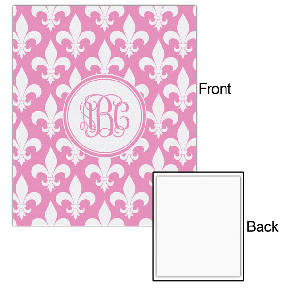 Fleur De Lis 20x24 - Matte Poster - Front & Back