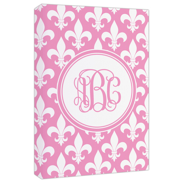 Custom Fleur De Lis Canvas Print - 20x30 (Personalized)