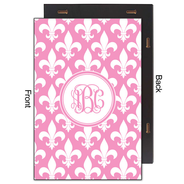 Fleur De Lis 20x30 Wood Print - Front & Back View