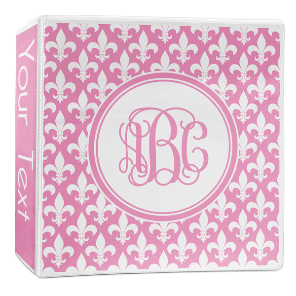 Custom Fleur De Lis 3-Ring Binder - 2 inch (Personalized)