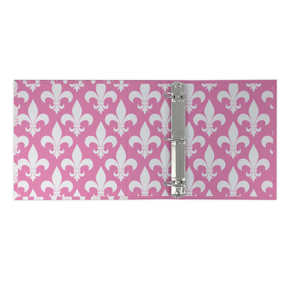 Fleur De Lis 3 Ring Binders - Full Wrap - 2" - OPEN INSIDE