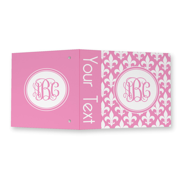 Fleur De Lis 3 Ring Binders - Full Wrap - 2" - OPEN OUTSIDE