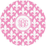 Fleur De Lis Multipurpose Round Labels - 4" (Personalized)