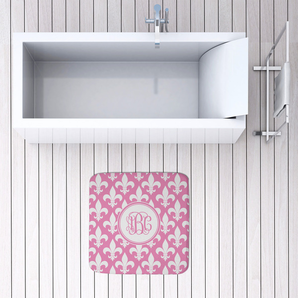 Fleur De Lis 48x48 Foam Memory Mat - LIFESTYLE