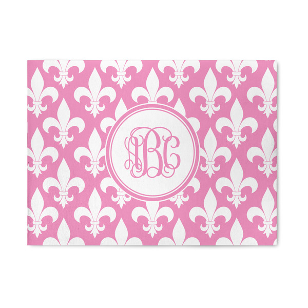 Custom Fleur De Lis 5' x 7' Patio Rug (Personalized)